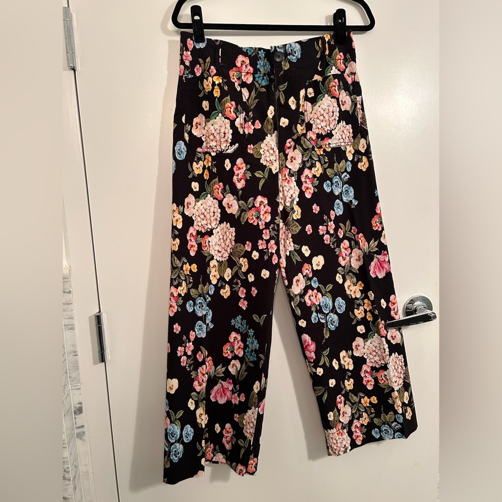 maeve by anthropologie the colette cropped wide leg size 31